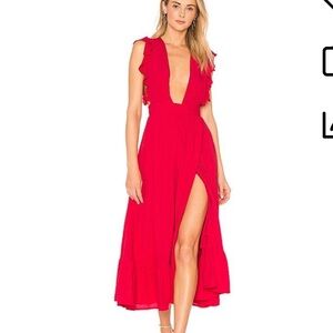 Majorelle mistwood Red Sleeveless Dress size small